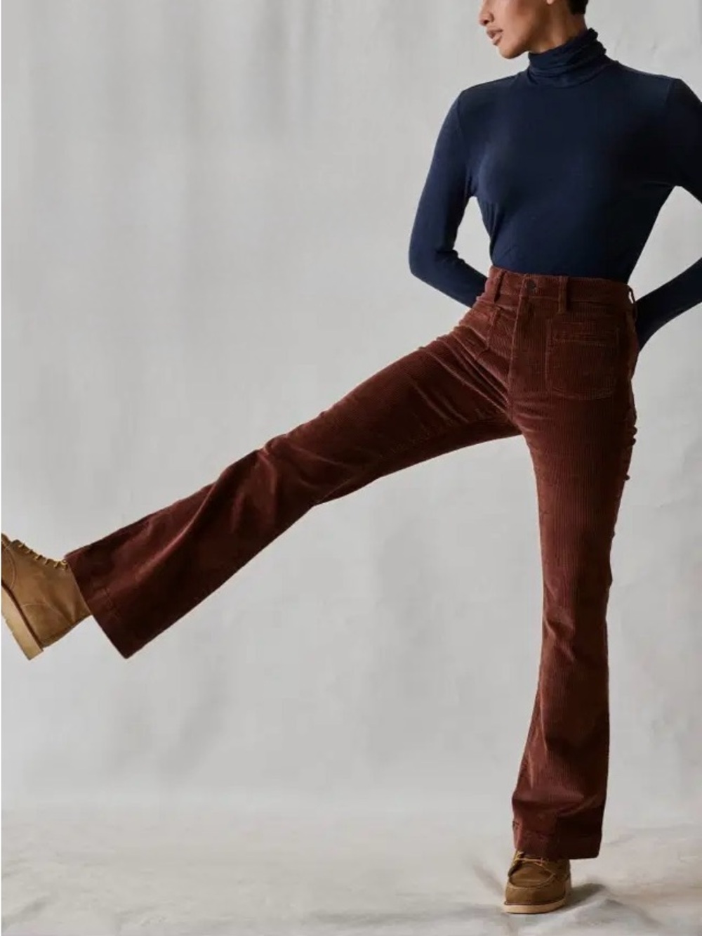 Prana Corduroy Traps Pants in Clove Size 4
